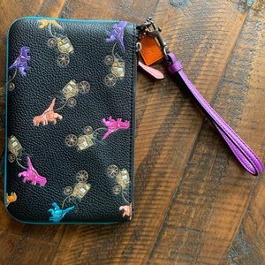 Coach Dinosaur Wristlet 🦖